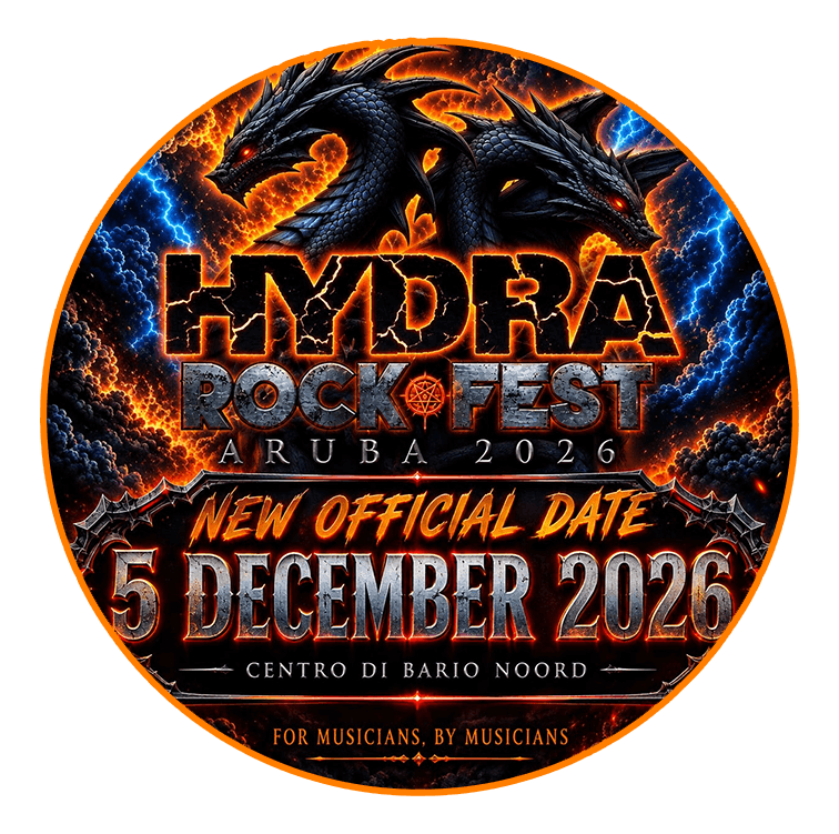 HYDRA ROCK FEST ARUBA logo header