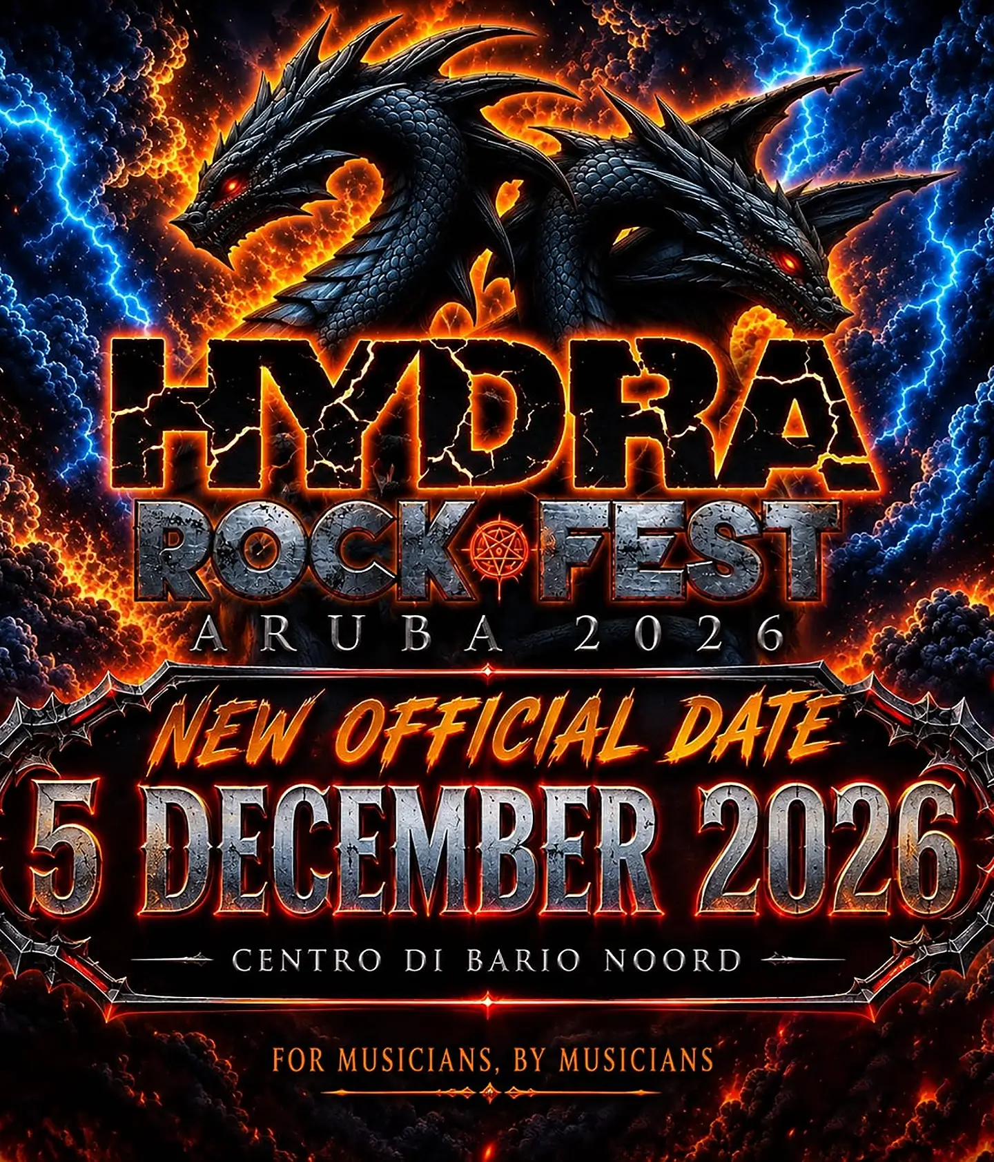 Hydra Rock Fest Aruba - 2026 NEW DATE